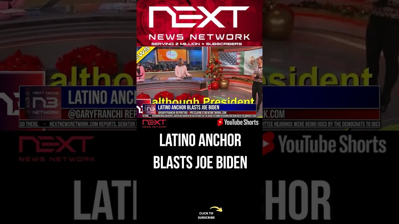 Latino Anchor Blasts Joe Biden #shorts