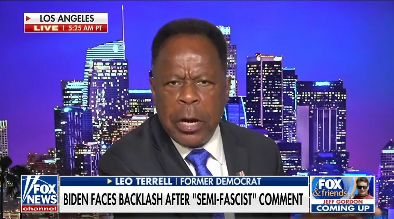 Leo Terrell Slams Biden For Calling Trump Supporters Semi-fascists