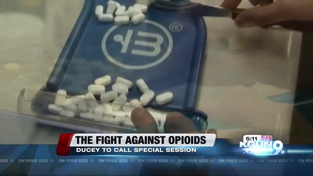 Gov. Ducey to call special session to address opioid crisis