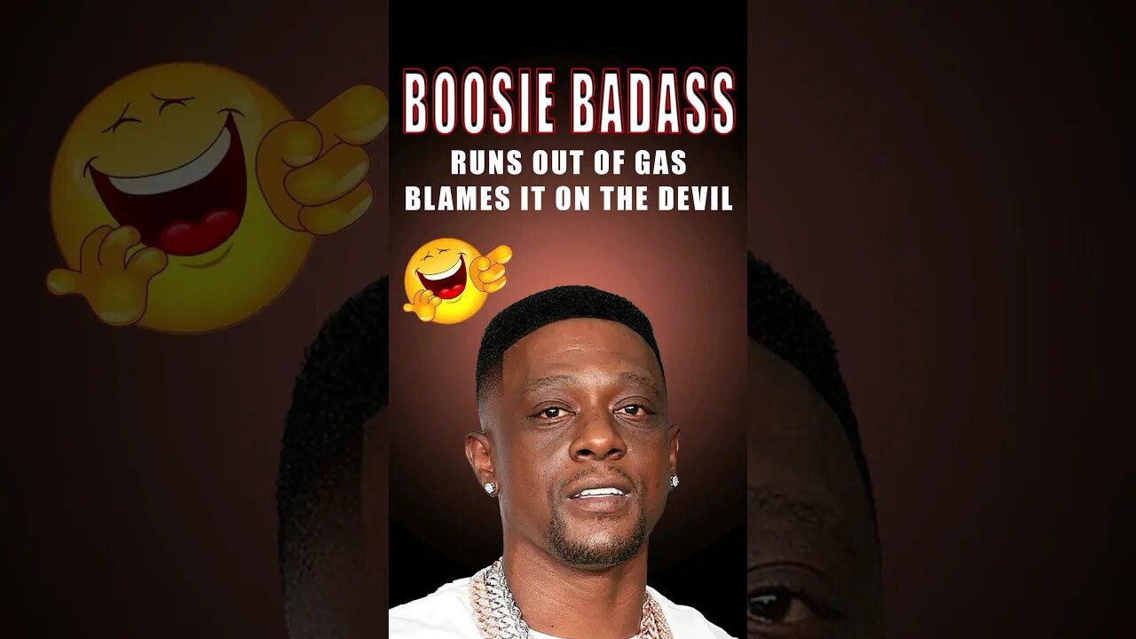 Boosie Badazz Runs Out of Gas on Highway, Blames "The Devil"! Fans React! ⛽️ #shorts #hiphop