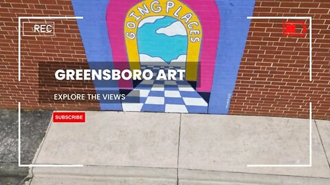 From Above: The Colorful Street Art of Greensboro, North Carolina #gso #streetart #streattart