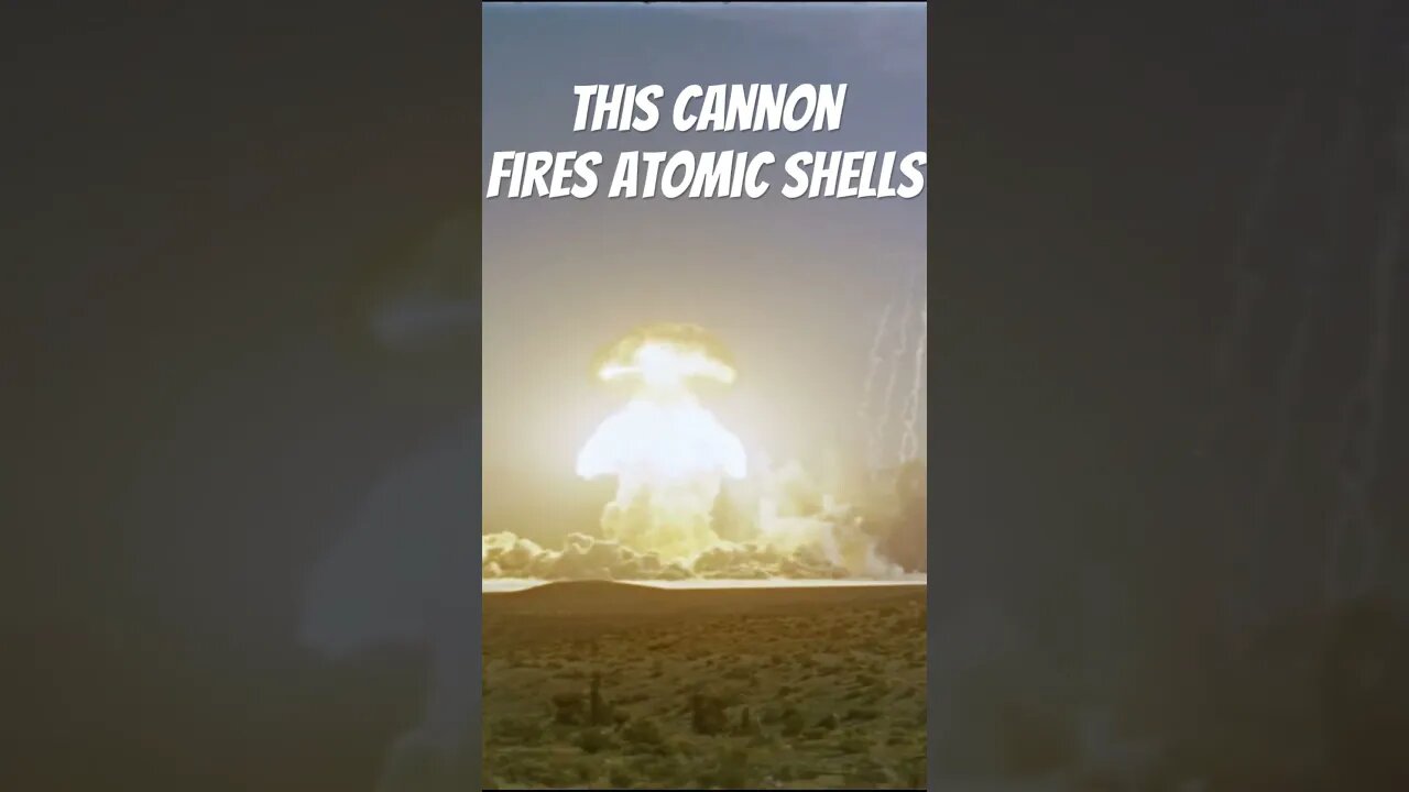 Insane cannon shoots atomic bombs