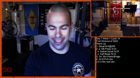 First Workout of the New Year. Day 1 Week 1 Cycle 14.