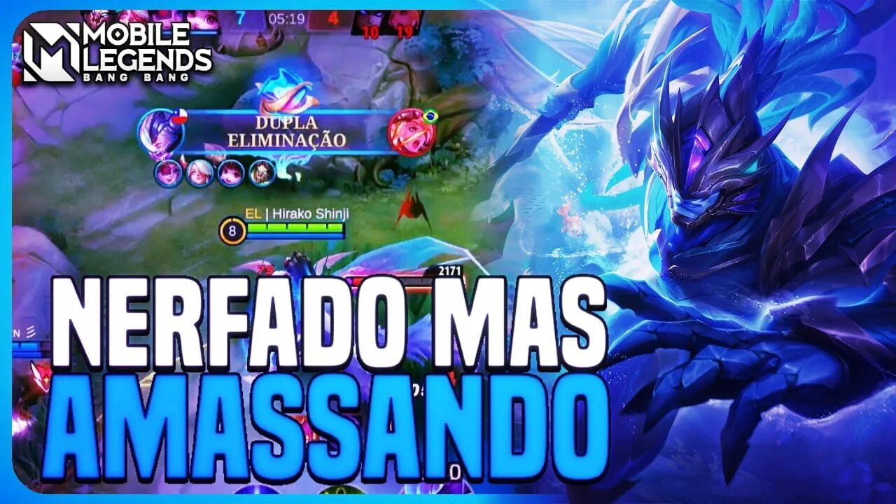 ELE FOI NERFADO MAS AINDA TA AMASSANDO NA RANK | ALPHA | MLBB