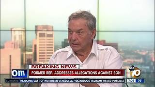 Former Rep. addresses allegations against son