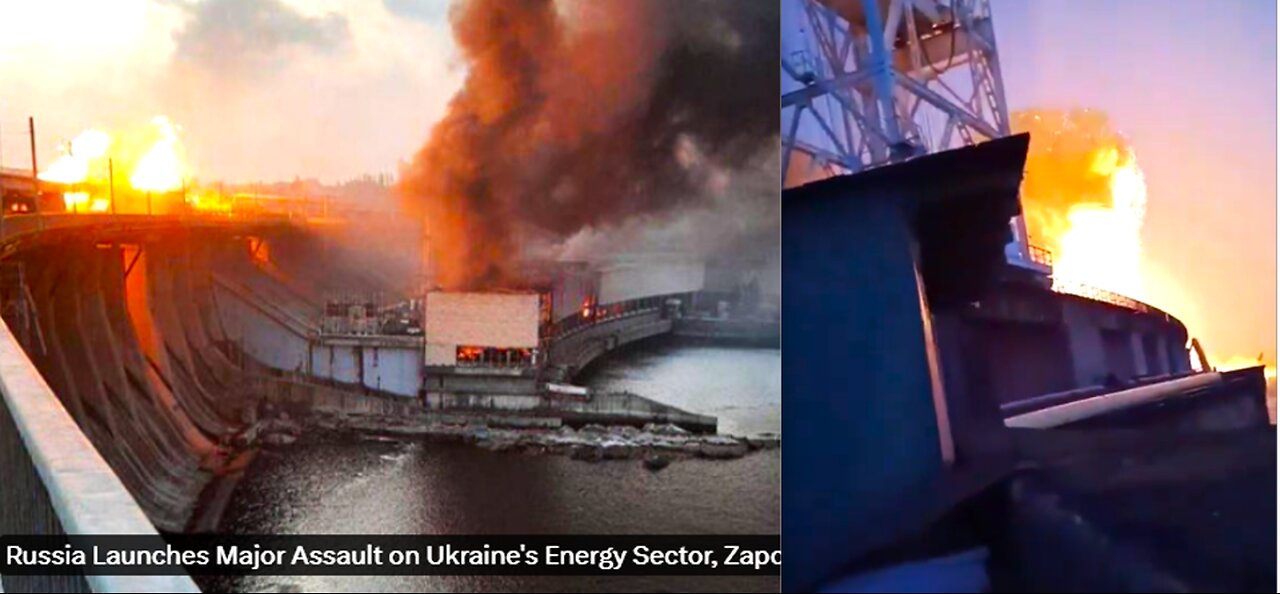 IS THIS WAR GOING "NUCLEAR" MASSIVE RUSSIAN STRIKES KNOCK OUT POWER TO NULEAR PLANT & MILLIONS*