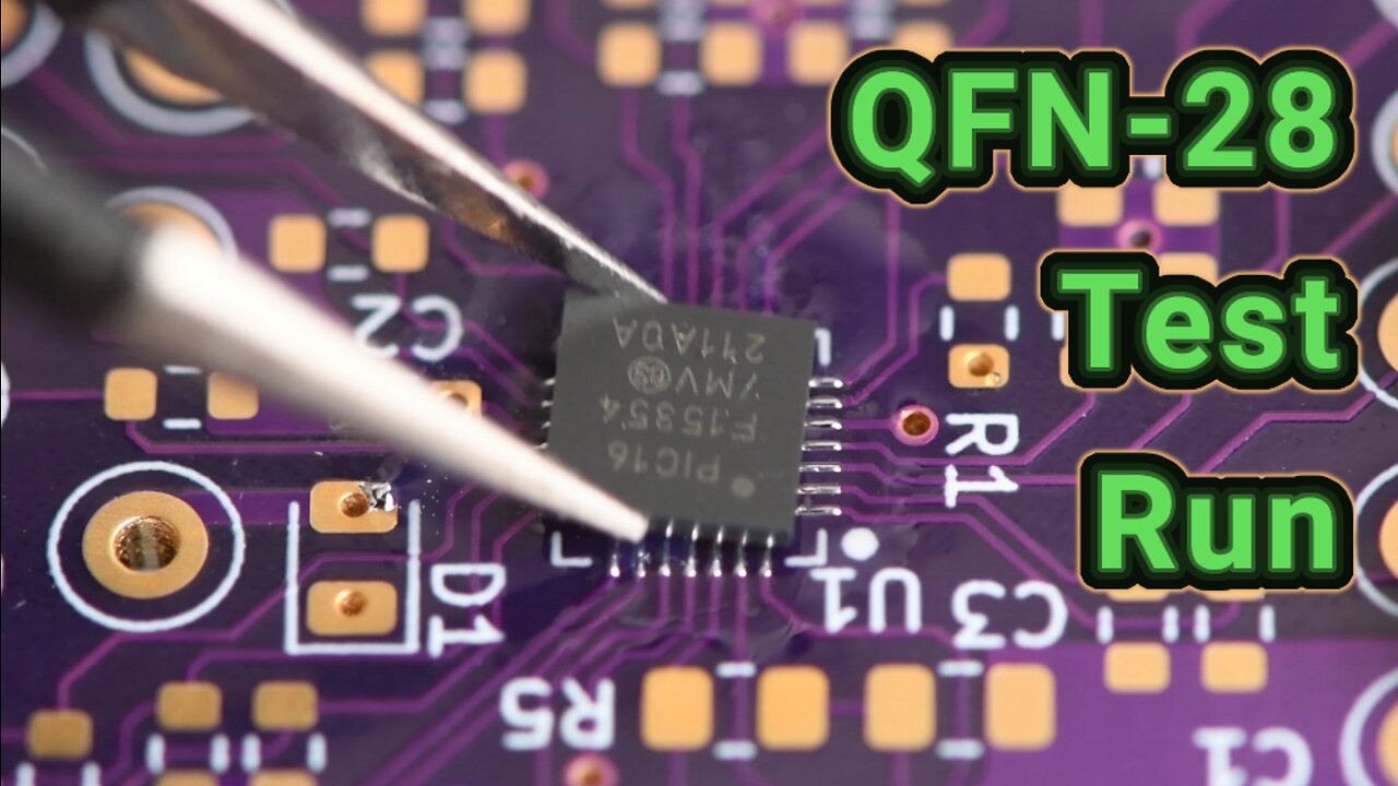 QFN-28 Soldering Trials and Tribulations