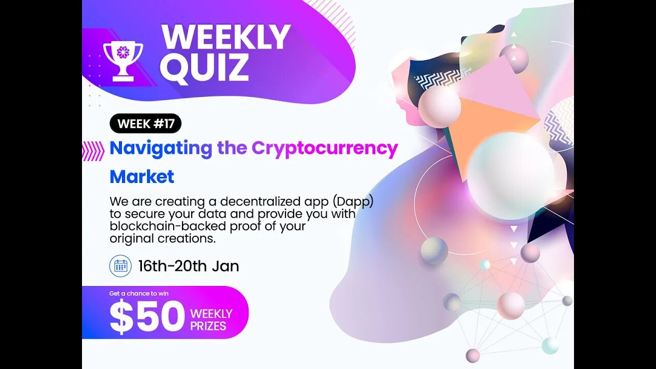 $50 Quiz Draw 17: Navigating the Cryptocurrency Market