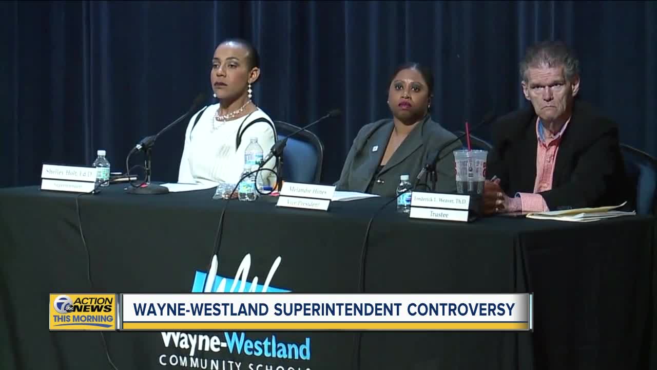 Wayne-Westland superintendent controversy