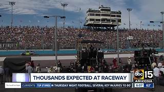 Thousands expected at Phoenix International Raceway