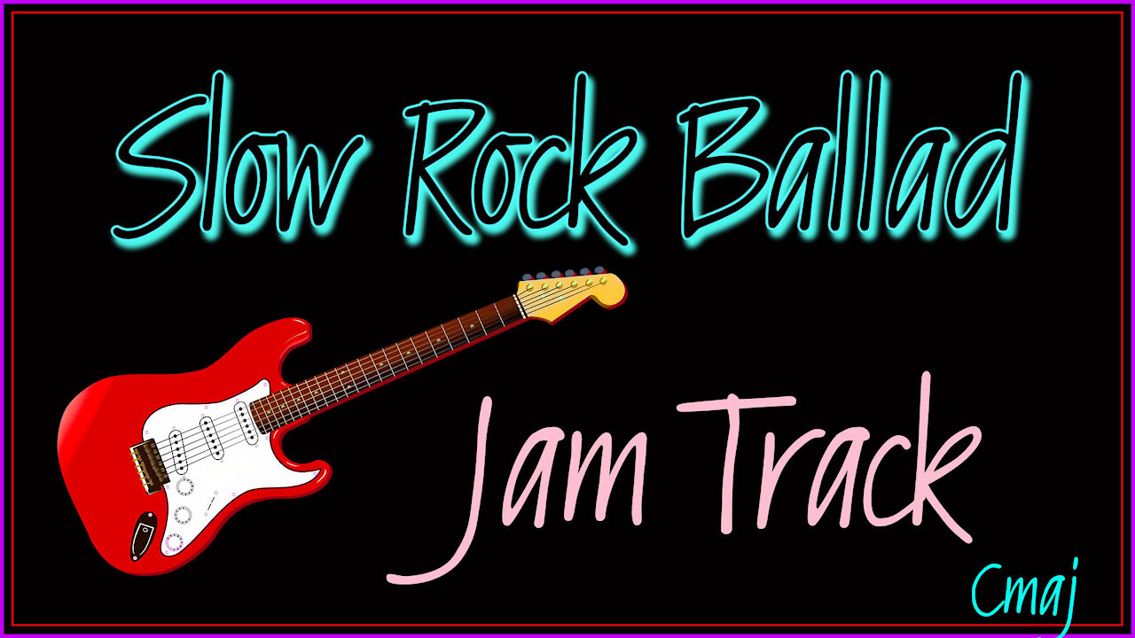 484 Slow ROCK BALLAD Backing Track