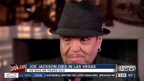 Joe Jackson dies in Las Vegas at age 89