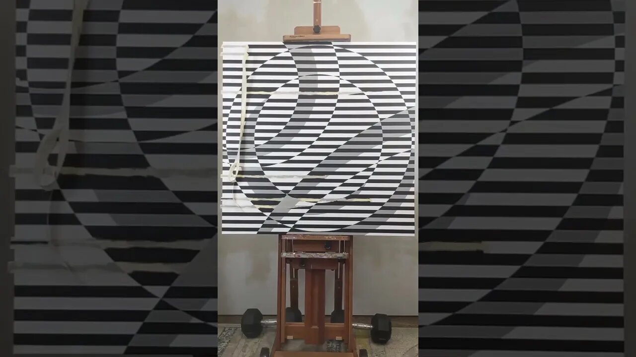 3D pull Op painting