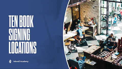 10 Book Signing Locations