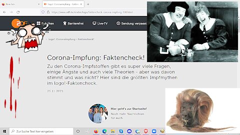 „Corona-Impfung-Faktencheck von logo: Unterirdisch, manipulativ und größtenteils gelogen!!!“ ...