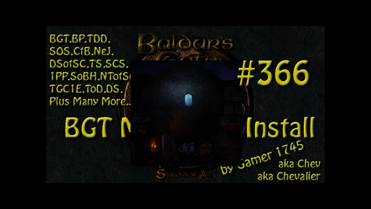 Let's Play Baldur's Gate Trilogy Mega Mod Part 366