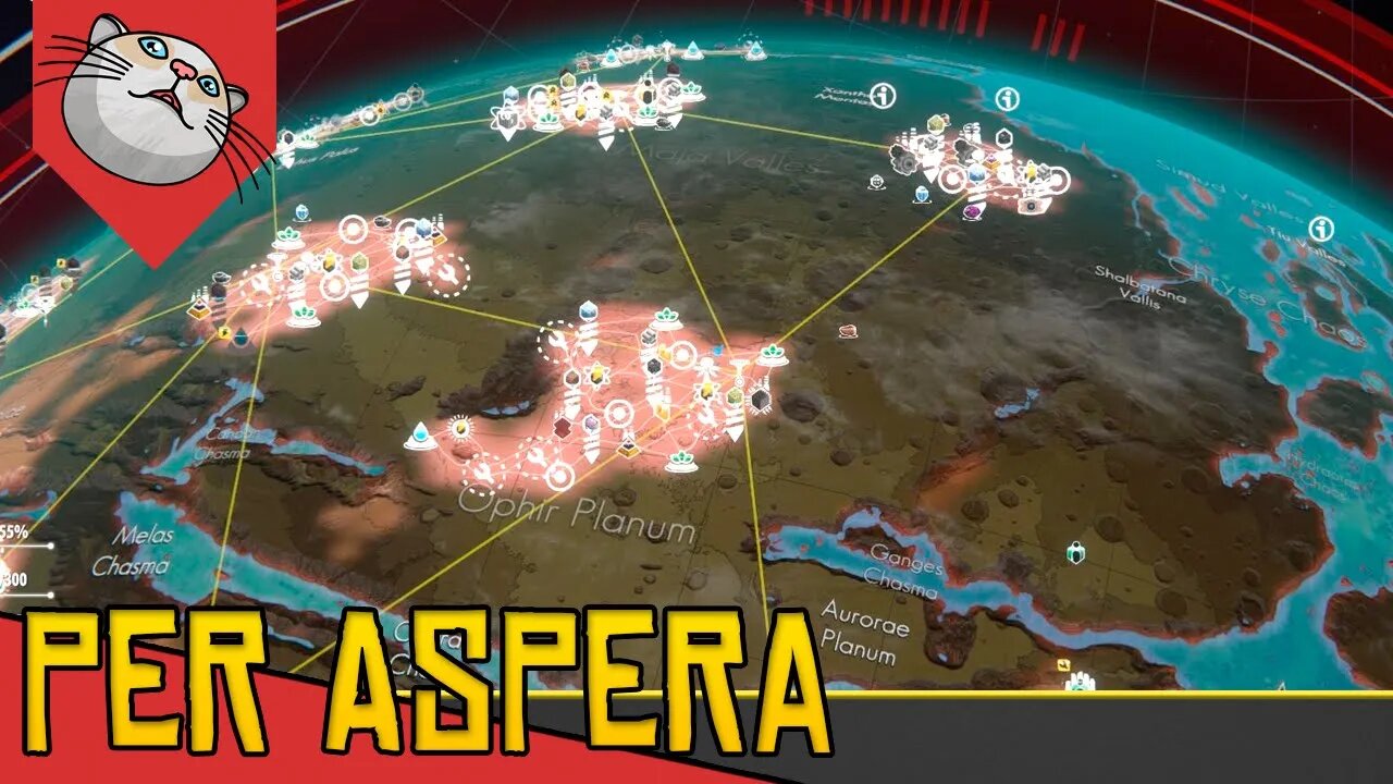 GERENCIAMENTO LOGÍSTICO em MARTE - Per Aspera [Conhecendo o Jogo Gameplay Português PT-BR]