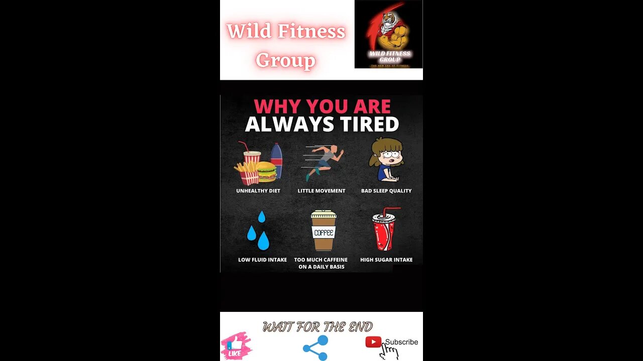 🔥Why you are always tired🔥#shorts🔥#viralshorts🔥#fitnessshorts🔥#wildfitnessgroup🔥