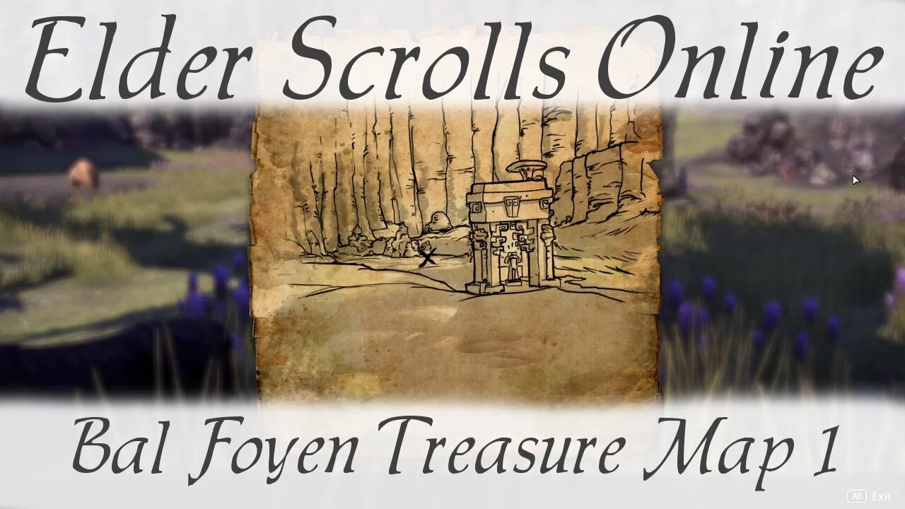 Bal Foyen Treasure Map 1 [Elder Scrolls Online ESO]