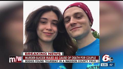 Deaths of couple found dead, locked in embrace in Madison County field ruled murder-suicide