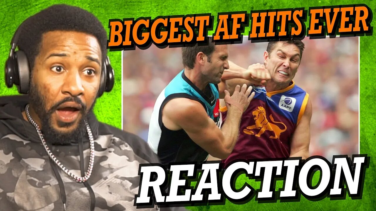 AMERICAN REACTS TO THE BIGGEST AFL HITS EVER!!!