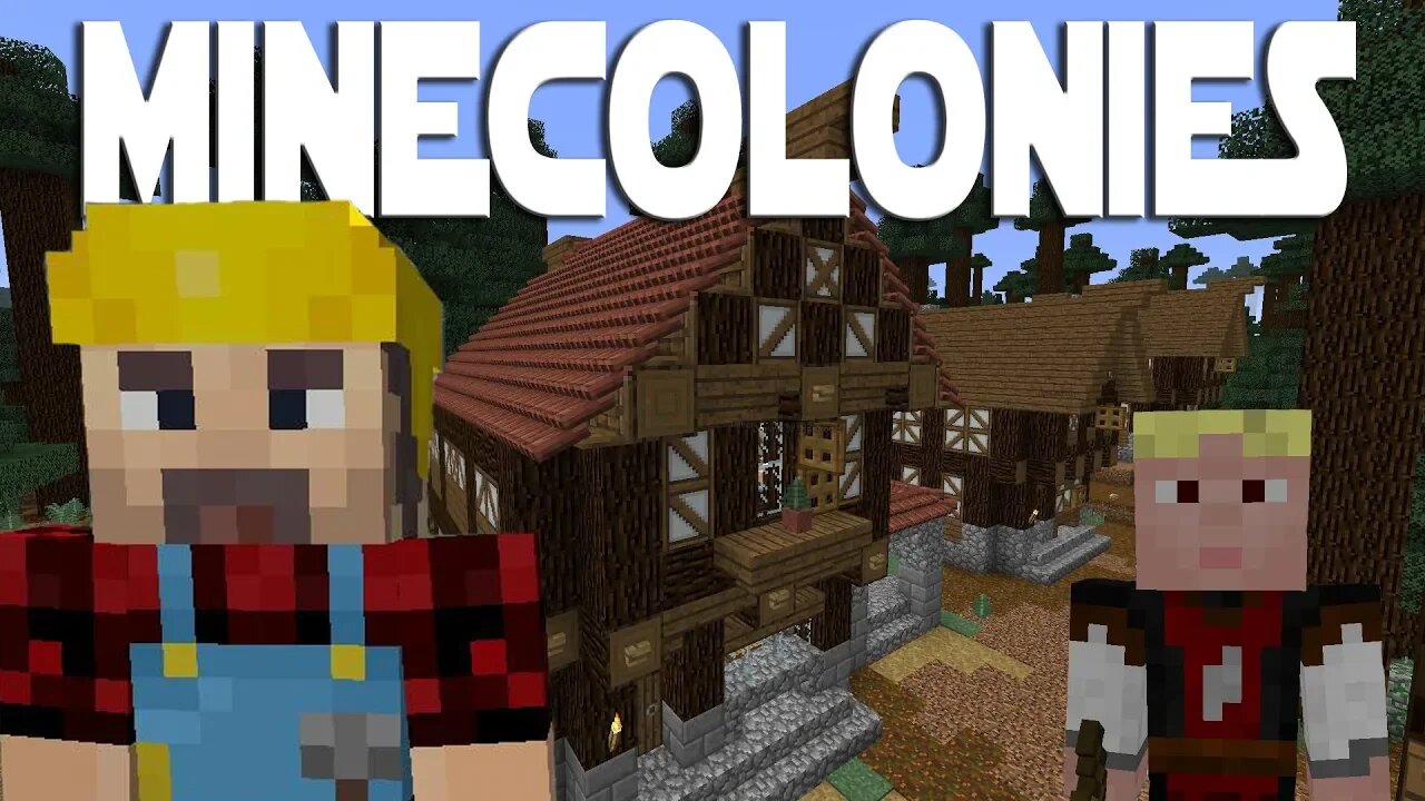 Minecraft Minecolonies 1.12 ep 25 - Doing Terrain Modification. House Build.