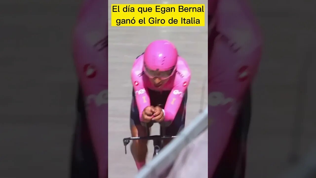 El día que Egan Bernal ganó el Giro de Italia 2021.