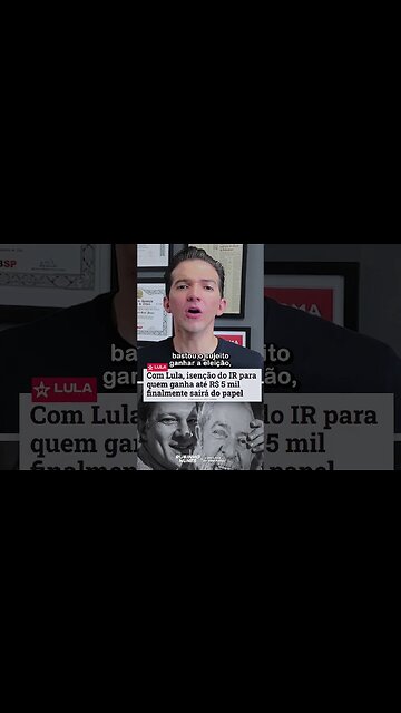 Lula assumiu e cadê as promessas? Já começa assim a faixa do imposto de renda. #shorts #lula