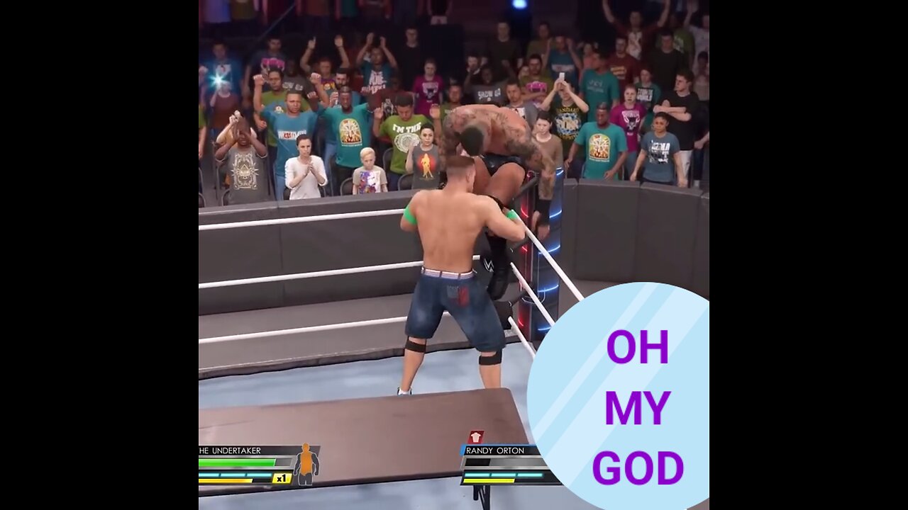 Amazing Reversal By Randy Orton On a Table - wwe 2K22 _shorts