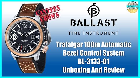 Unique! | Ballast Trafalgar 100m Automatic BL-3133-01 Microbrand Unbox & Review