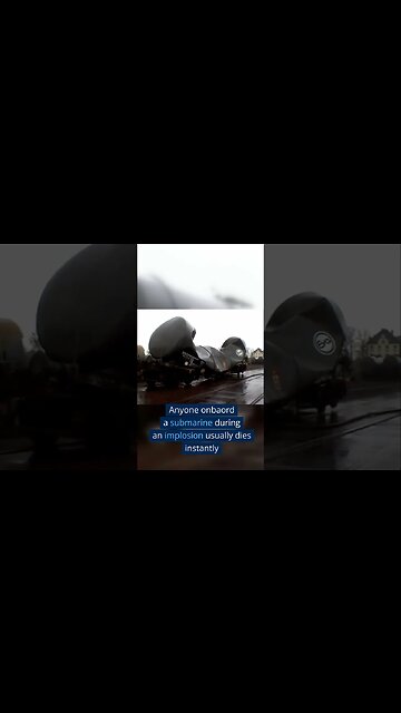 This is what a submarine implosion looks like