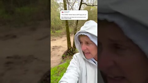 Ellen DeGeneres has a climate change panic attack about heavy rain