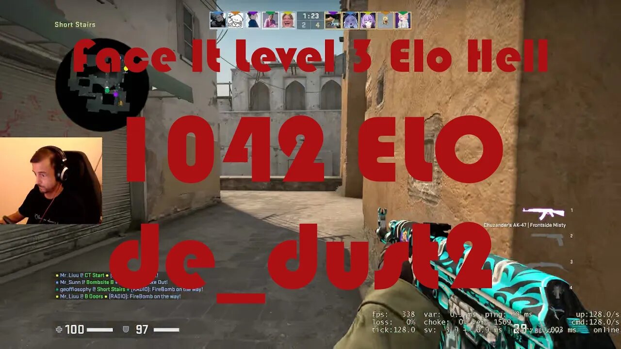 Face It Level 3 Elo Hell - Road to Level 4 - de_mirage - 1067 ELO