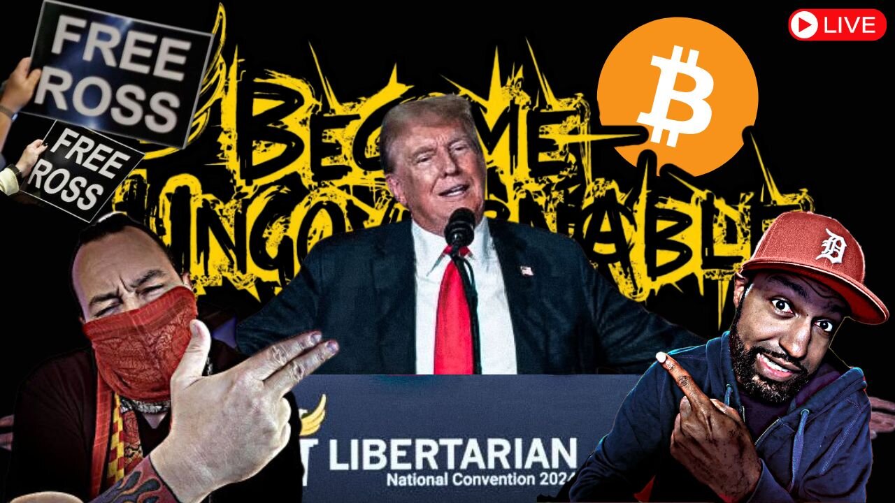 Trump Makes History! 1st POTUS @ The Libertarian National Convention w Crypto Blood