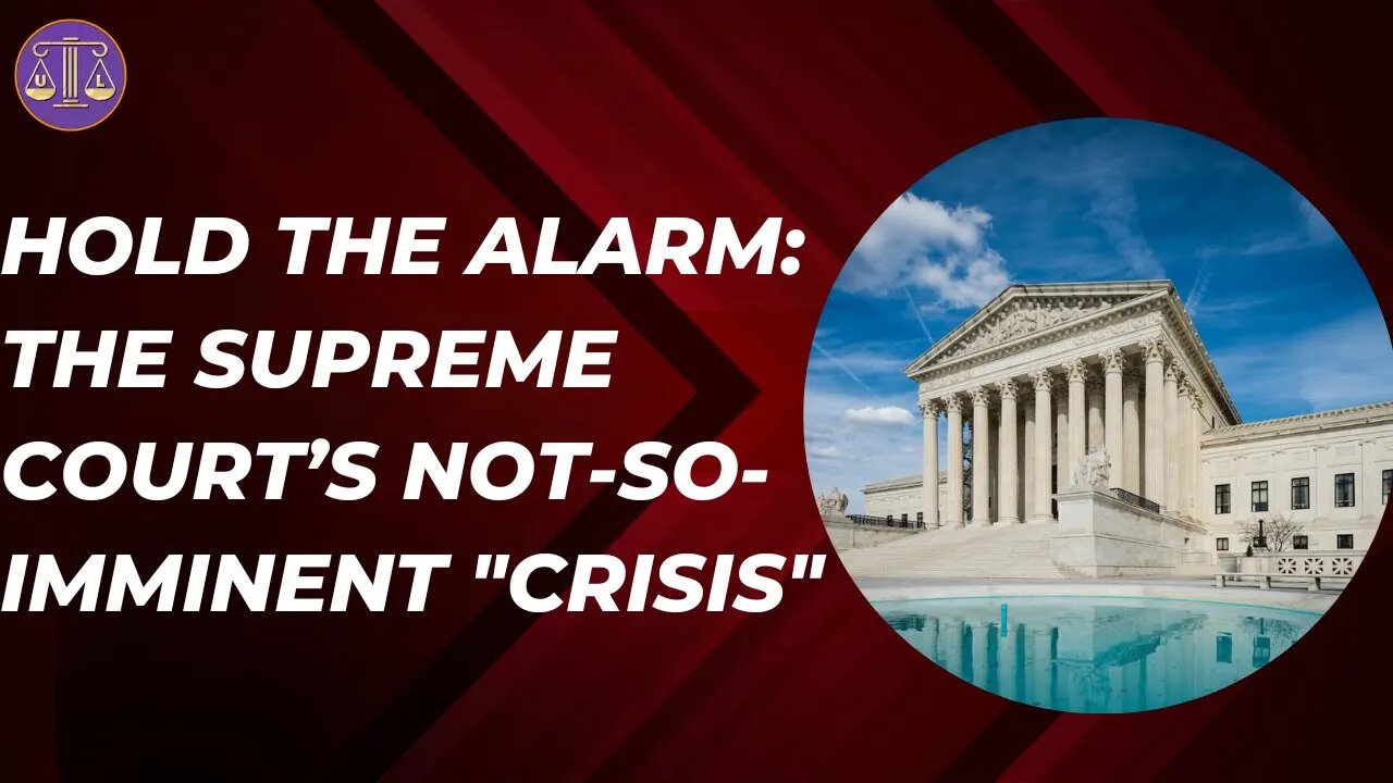 Headline Hysteria: Is the Supreme Court Really Facing a Nullification Crisis?