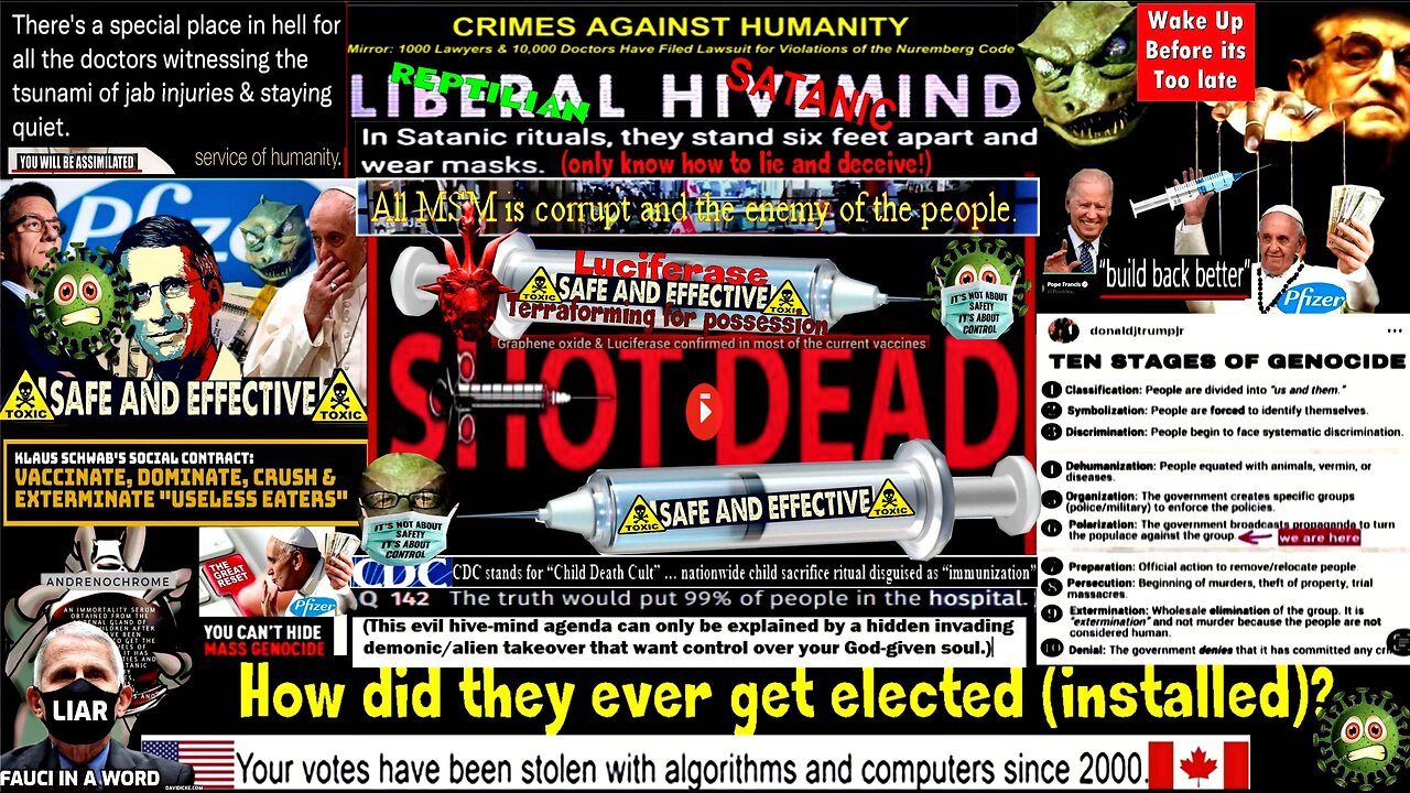 SHOT DEAD - MOVIE SHOWING YOU HOW THE COVID VACCINE HAS ALREADY KILLED TENS OF MILLIONS