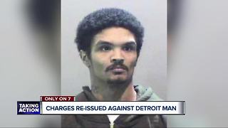 Multiple rape charges re-issued against Detroit man