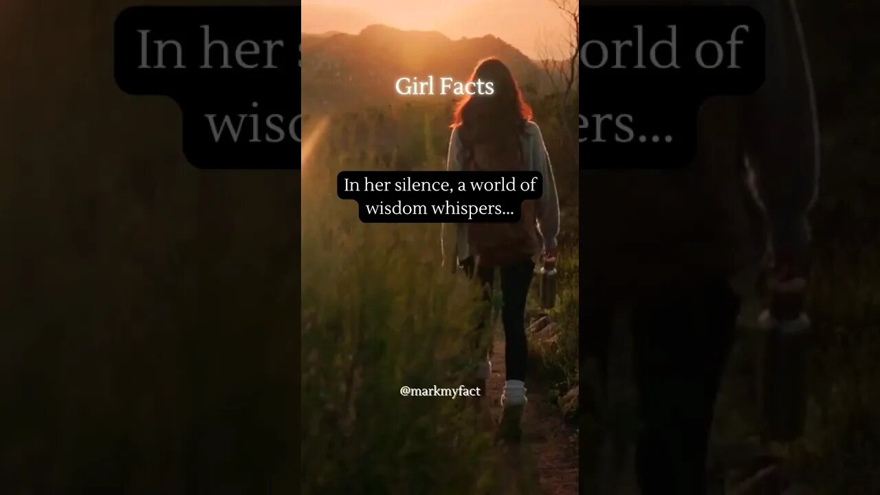 In her silence, a world of wisdom whispers... #psychologyfacts #shorts #subscribe