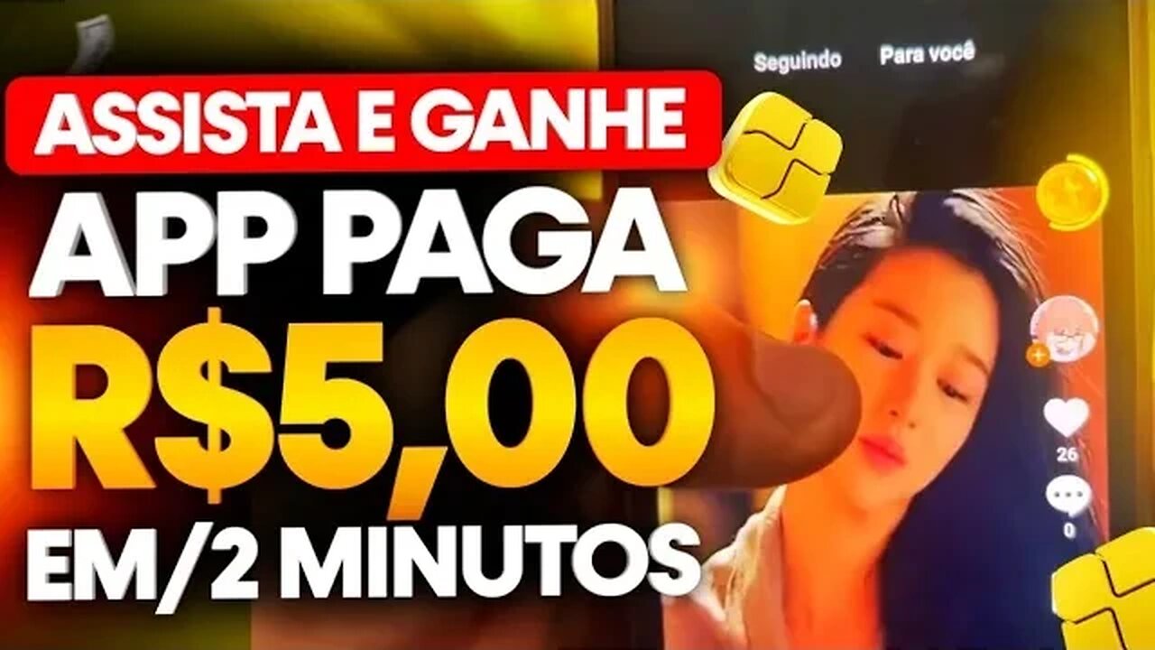 APP para GANHAR DINHEIRO ASSISTINDO VIDEOS (Saque Rápido✅) Novo App para Ganhar Dinheiro via Pix