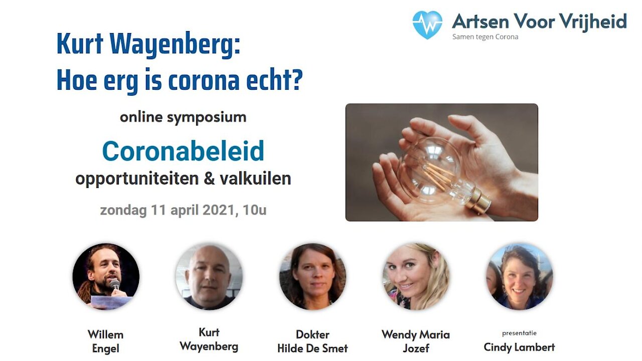 Kurt Wayenberg - Symposium Artsen Voor Vrijheid 11 april 2020