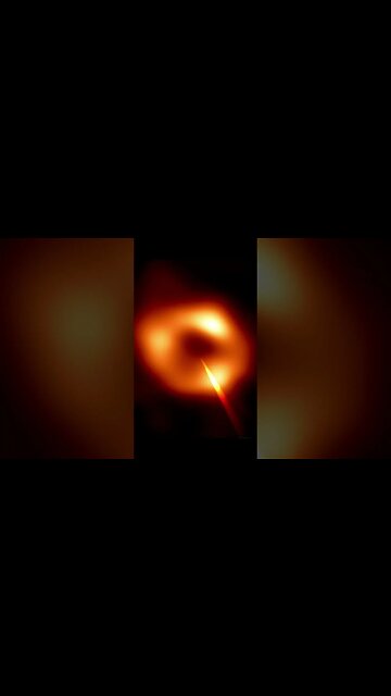 Sounds of the Black Hole in the Center of the Milky Way #shorts