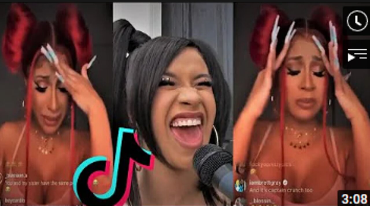 Cardi B Funny Video - 100%