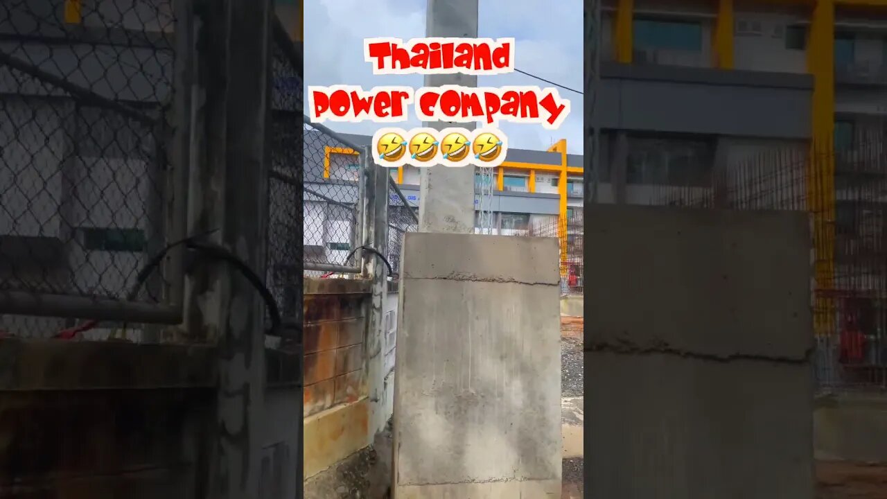 Thailand Power company didn't pay the power bill 🤣 #funny #shorts #jokes