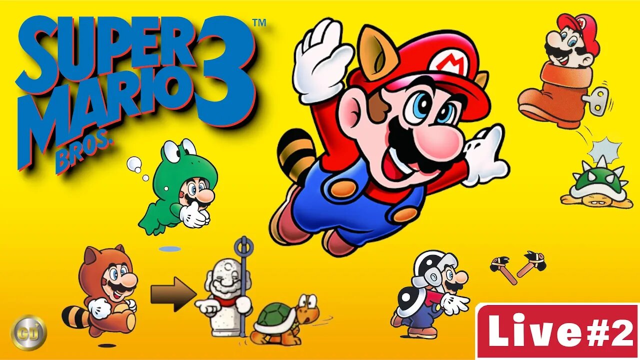 [🔴Live] Super Mario Bros 3 Longplay #2