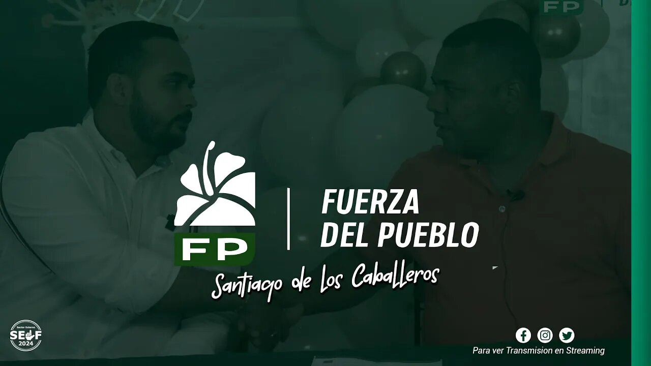 RUDY ALVAREZ Y RAYMOND PERALTA - INSCRIPCIONES PRE-CANDIDATURAS FP SANTIAGO