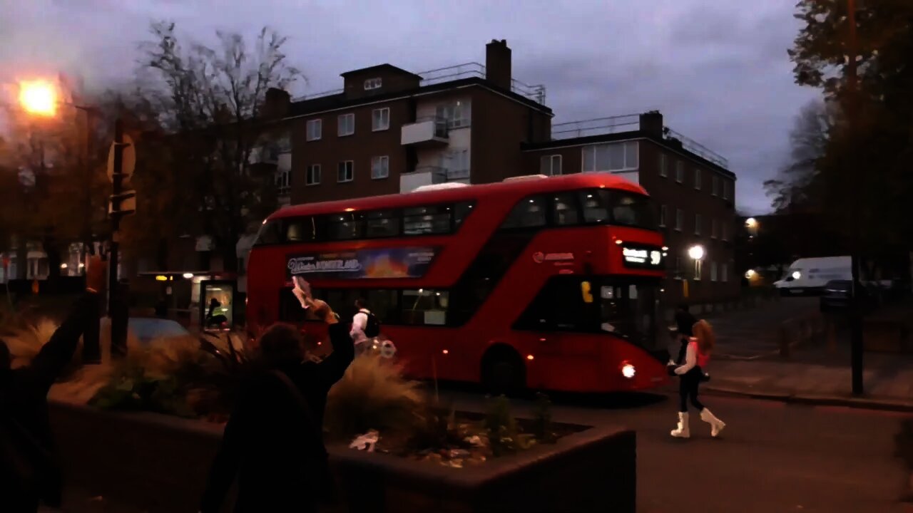 LONDON BUS DRIVER SHOWS SUPPORT13/11/2021 #NOVAXPASSPORTS