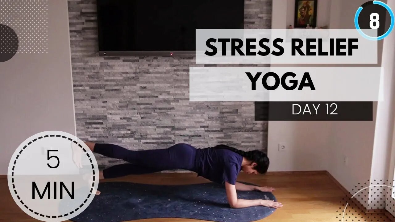 Day 12 - YOGA for STRESS RELIEF - Root chakra / NEW HABITS YOGA/ DAISYYOGA