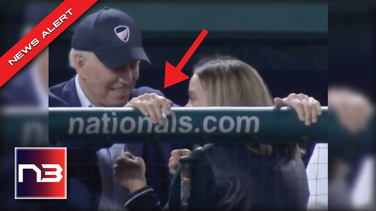 Joe Biden Caught Placing Hands Around Unsuspecting Woman At Congressional Baseball Game