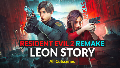 RESIDENT EVIL 2 REMAKE LEON STORY - All Cutscenes (GAME MOVIE) PS5✔️4K ᵁᴴᴰ 60ᶠᵖˢ + RAY TRACING