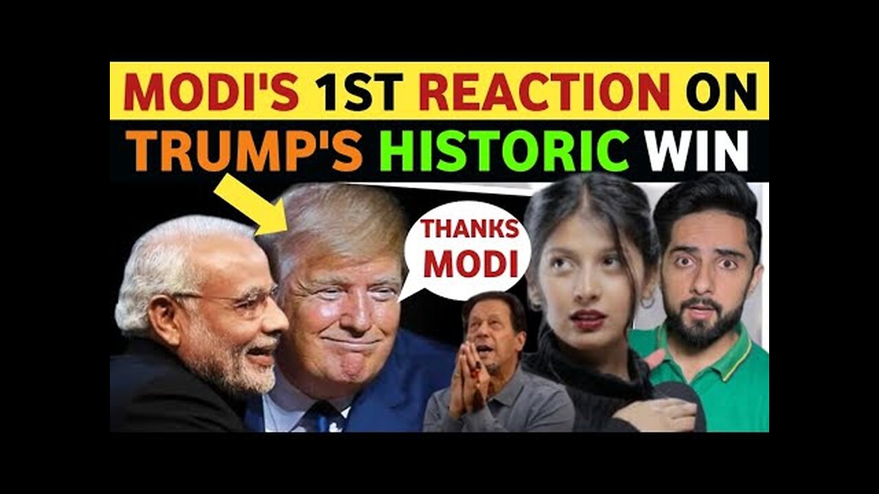 PM MODI CONGRATULATES DONALD TRUMP WINS THE ELECTTION, PAKISTANI PUBLIC REACTION ON PM MODI & TRUMP